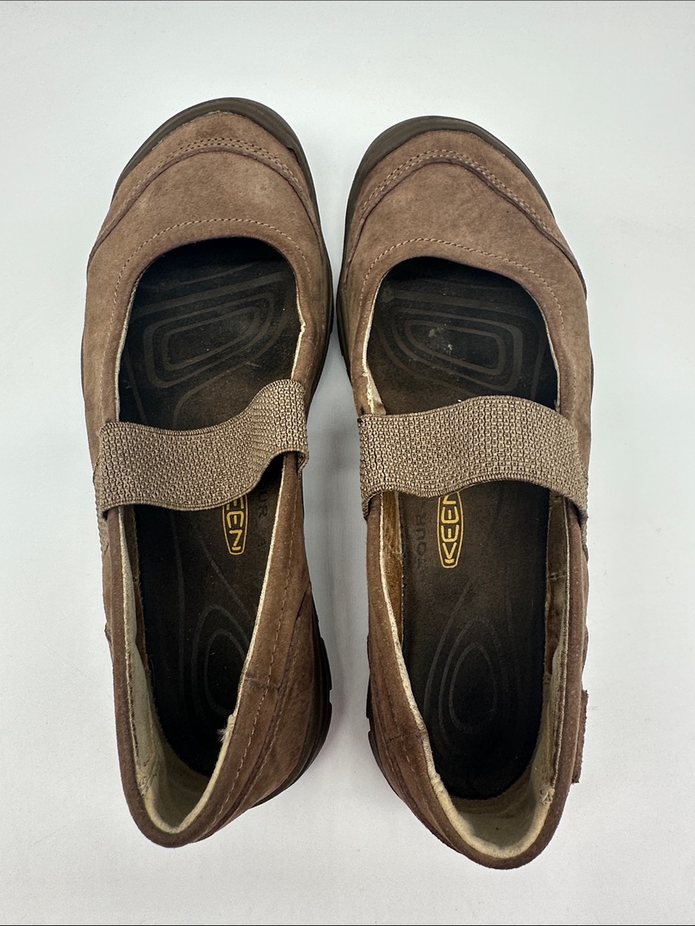 Keen Women's Brown Suede Mary Jane Flats - Picture 4 of 9